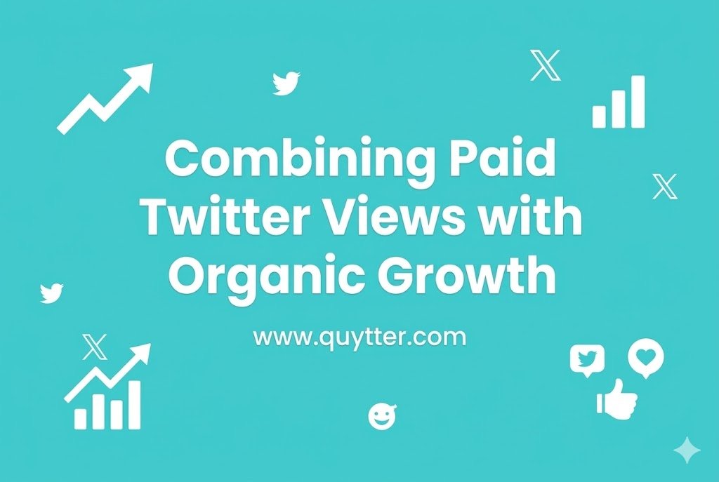 Combining Paid Twitter Views with Organic Growth