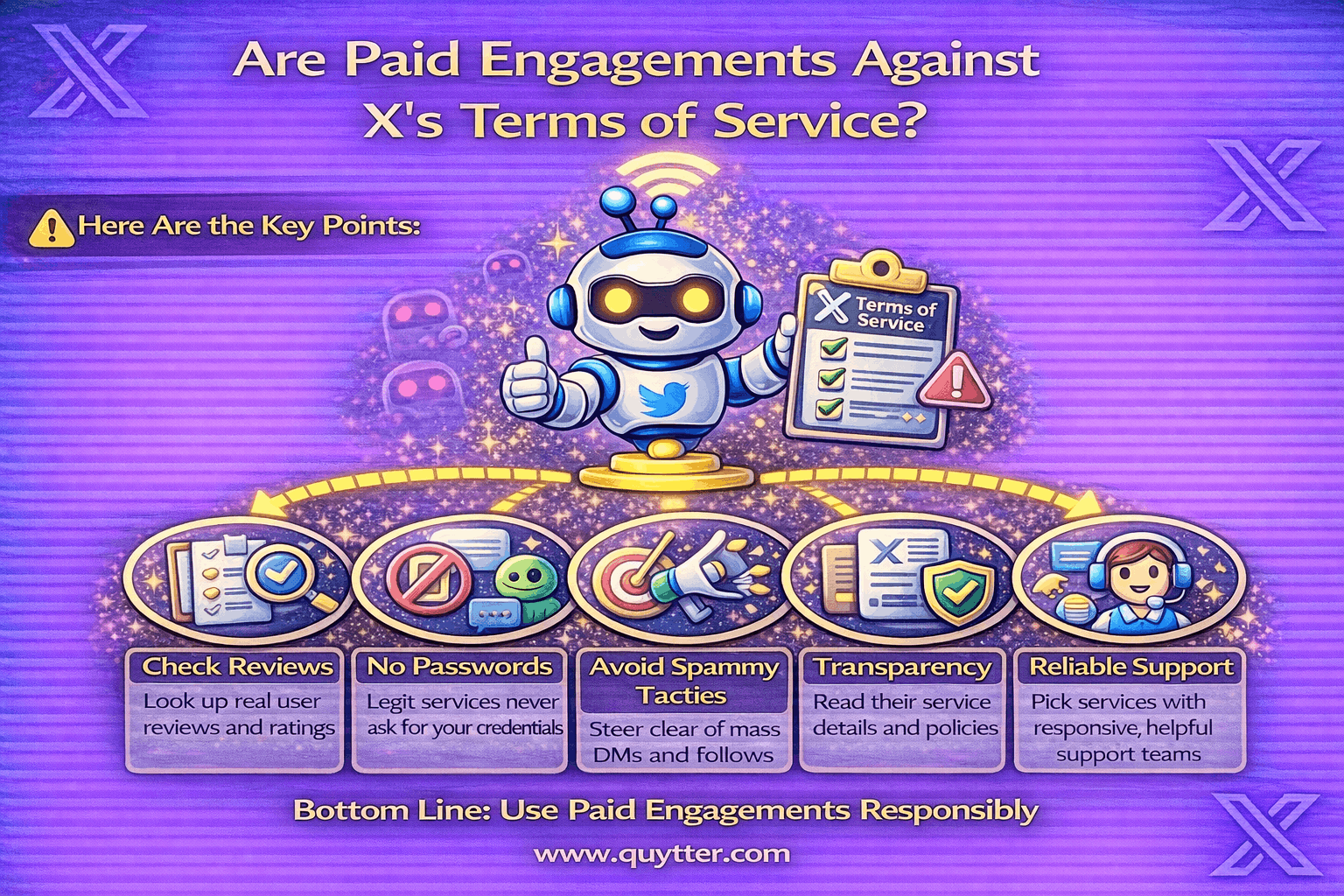 Are Paid Engagements Against X’s Terms of Service?