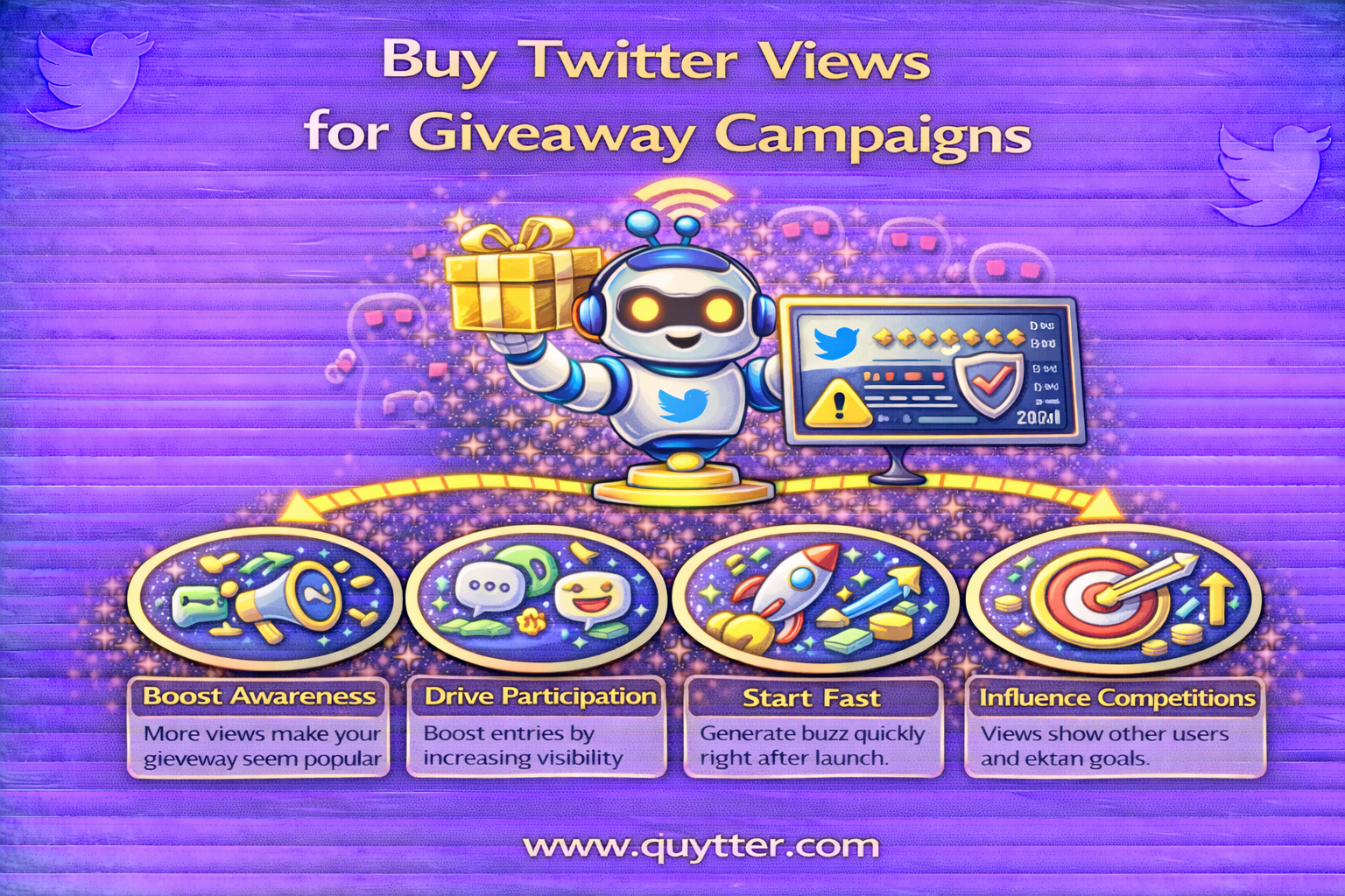 Buy Twitter Views for Giveaway Campaigns