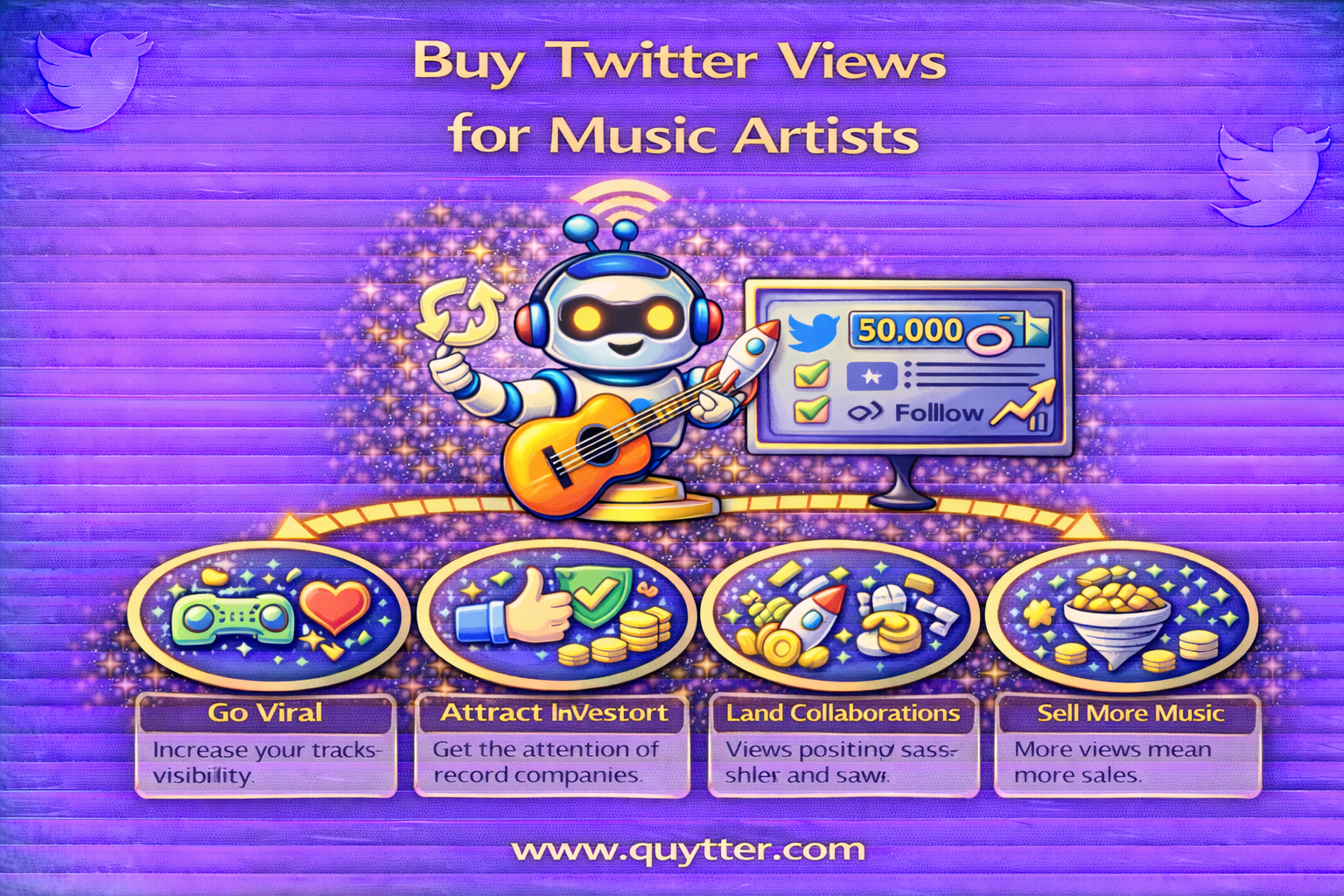 Buy Twitter Views for Music Artists