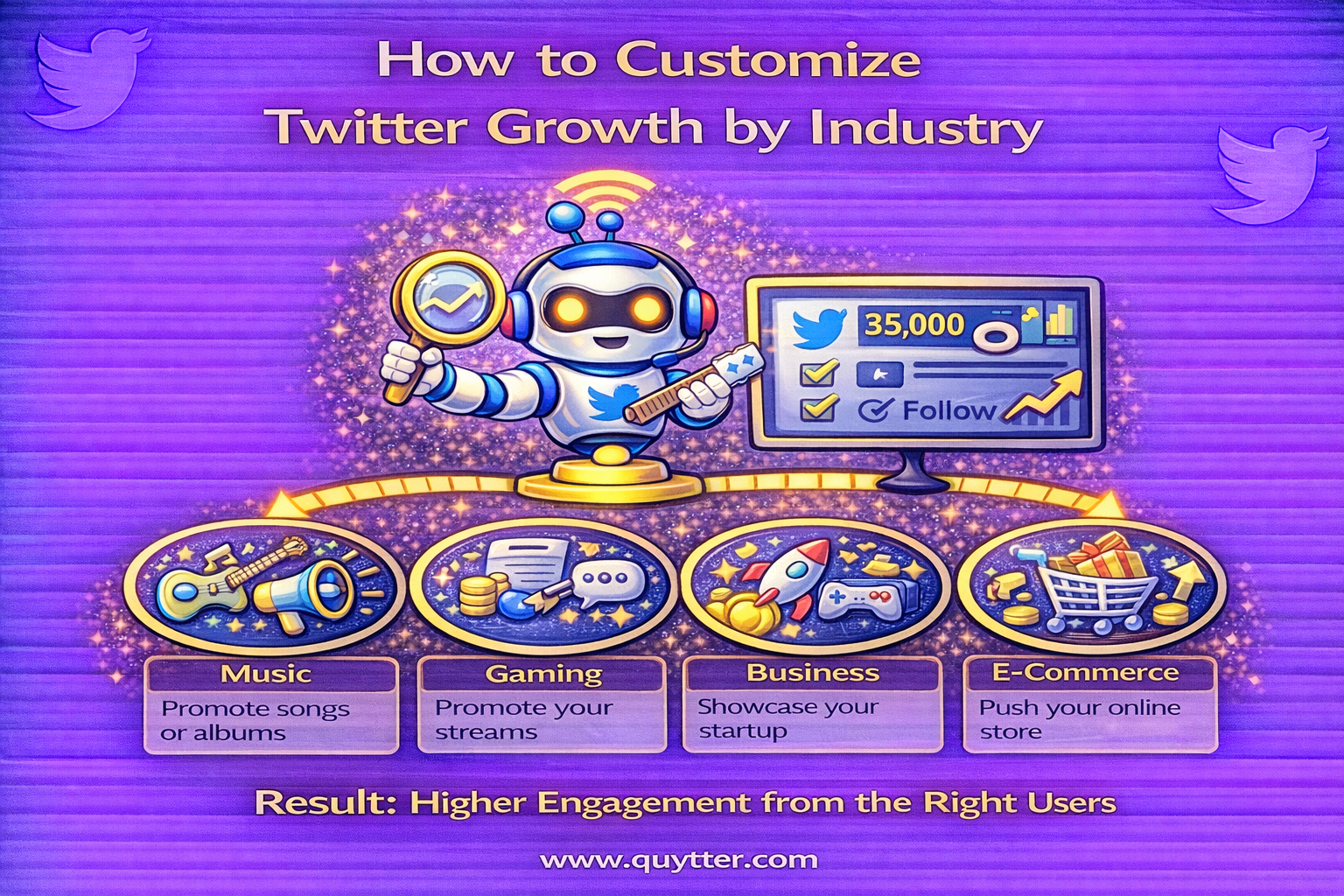 How to Customize Twitter Growth by Industry?