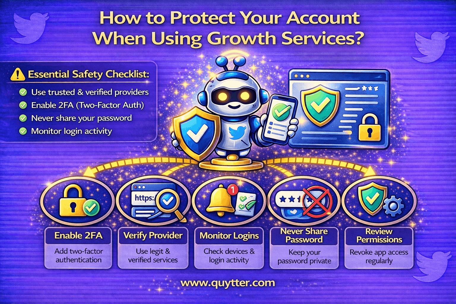 How to Protect Your Account When Using Growth Services ?