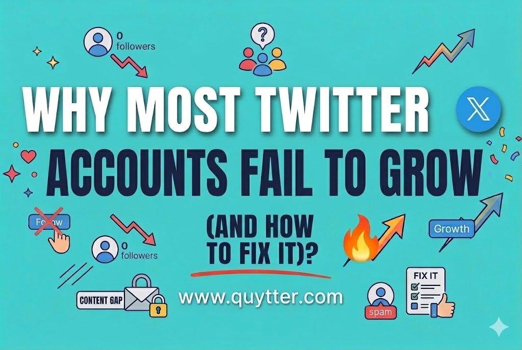 Why Most Twitter Accounts Fail to Grow