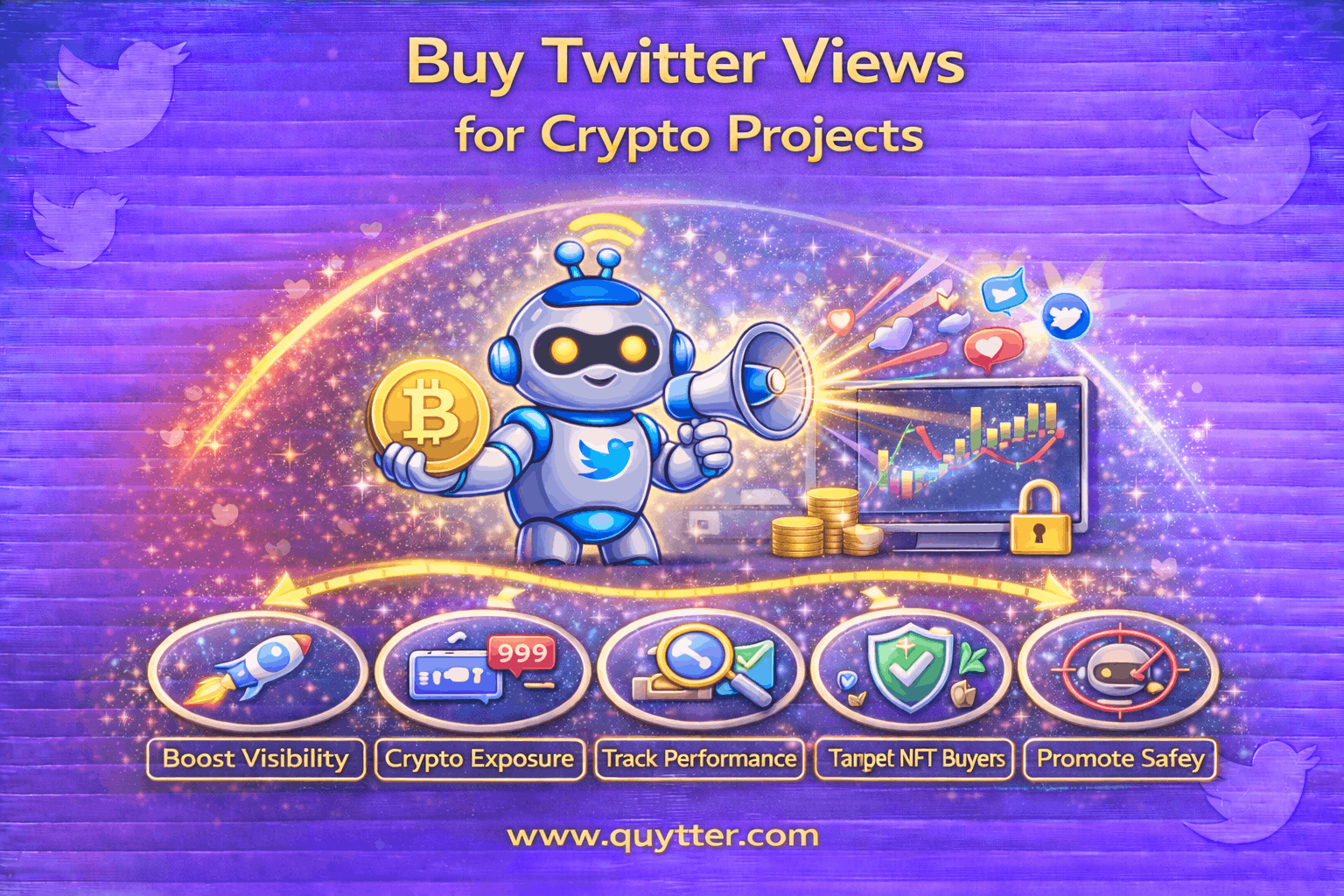Buy Twitter Views for Crypto Projects
