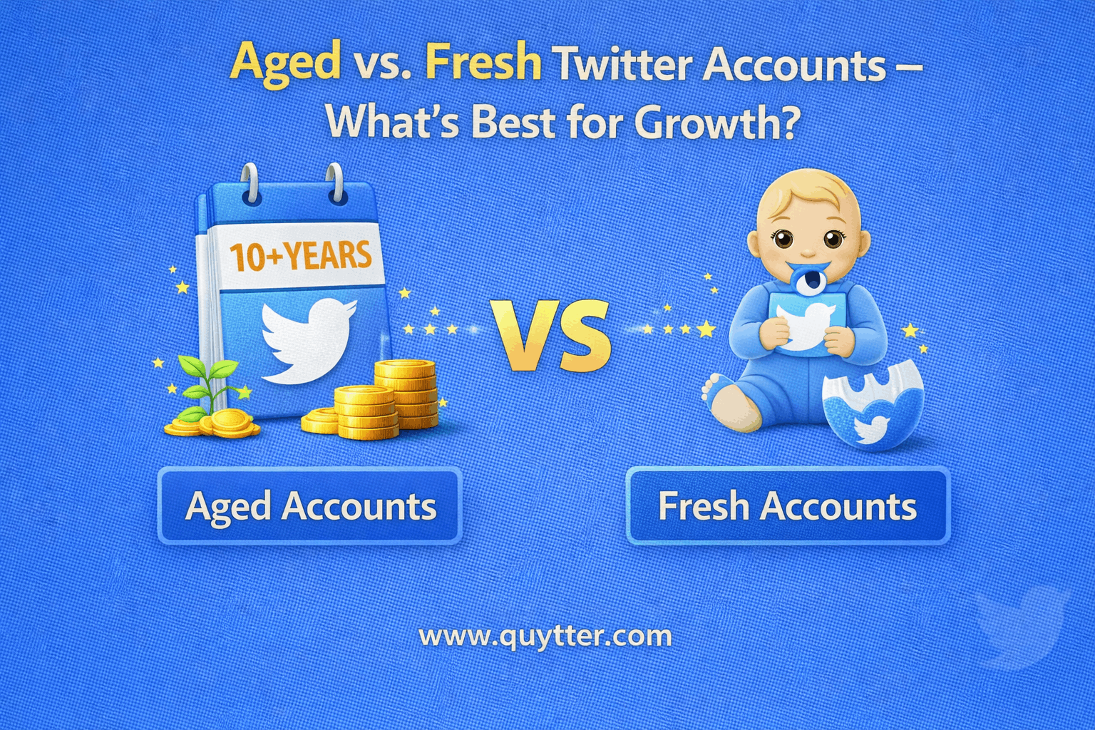 Aged vs. Fresh Twitter Accounts – What’s Best for Growth?
