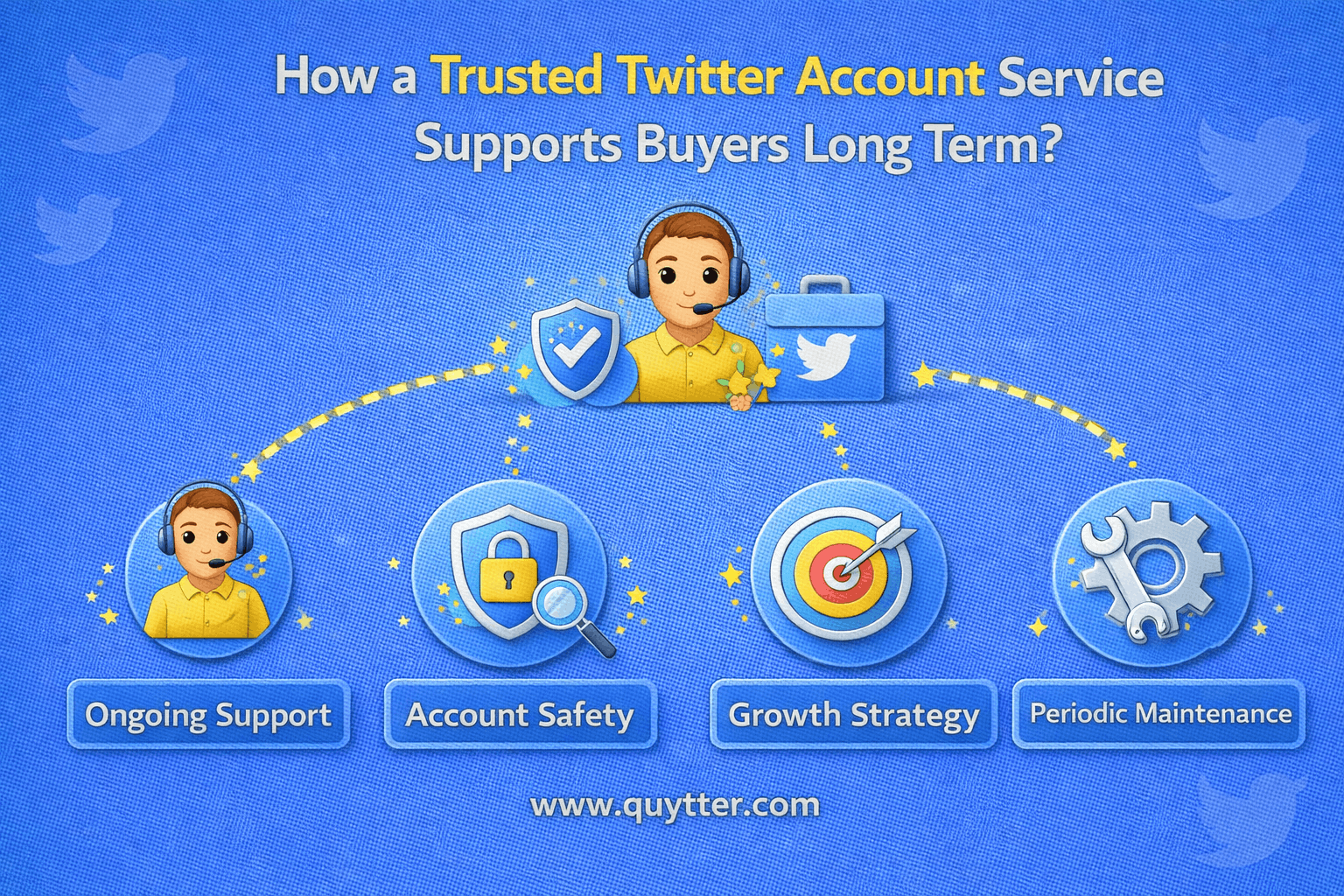 How a Trusted Twitter Account Service Supports Buyers Long Term?