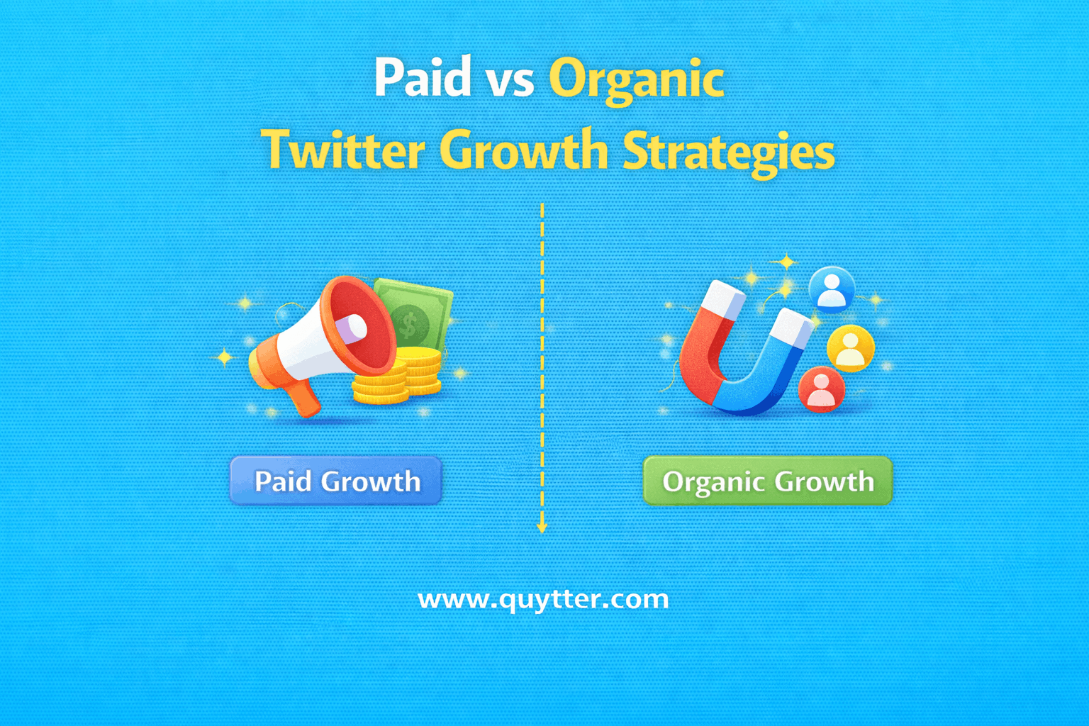 Paid vs Organic Twitter Growth Strategies
