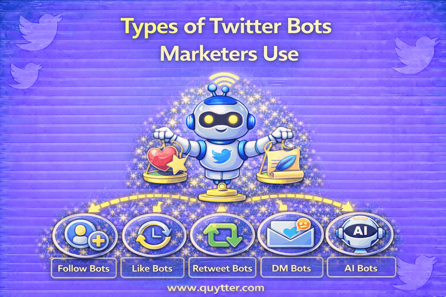 Types of Twitter Bots Marketers Use