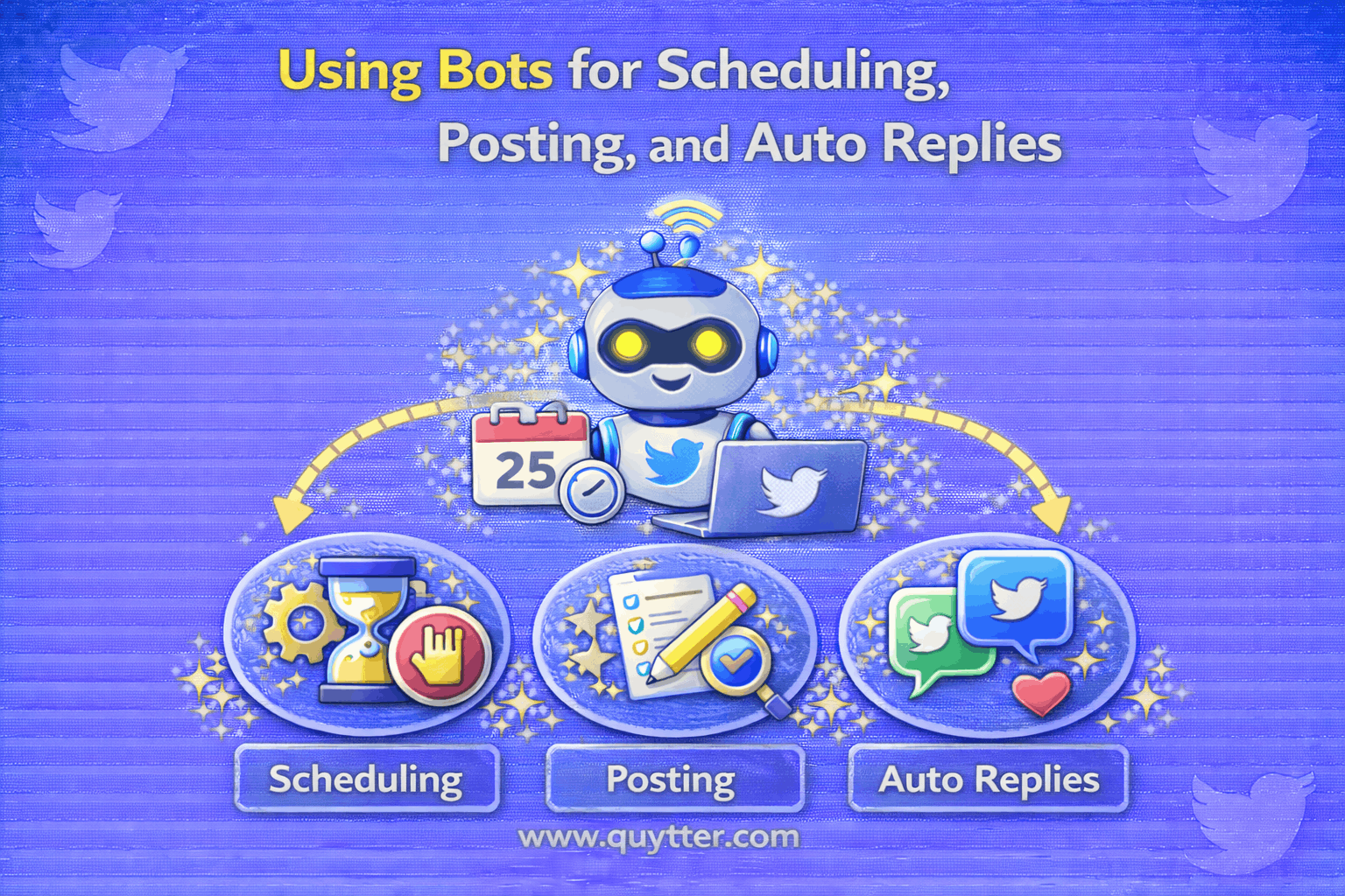 Using Bots for Scheduling, Posting, and Auto Replies