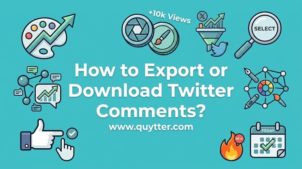 How to Export or Download Twitter Comments?